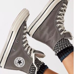 NWT & Box Chuck 70 Recycled Canvas Hi-Top Sneakers
